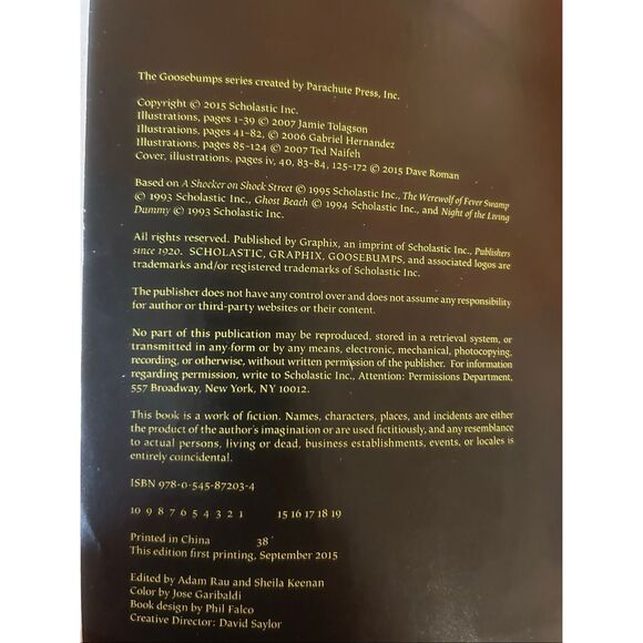 Slappy's Tales of Horror Goosebumps by R.L. Stine (5731) - Picture 8 of 8